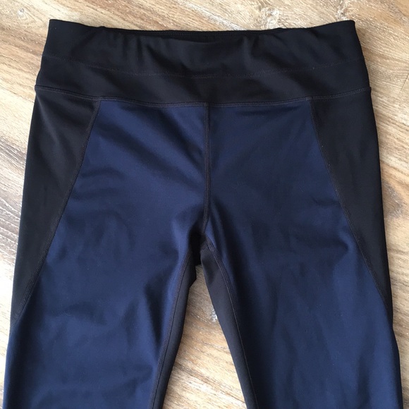 Athleta Color Block Mesh Leggings - Picture 2 of 7